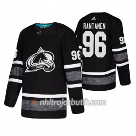 Män Ishockey Colorado Avalanche tröja Mikko Rantanen 96 Svart 2019 All-Star Adidas Authentic